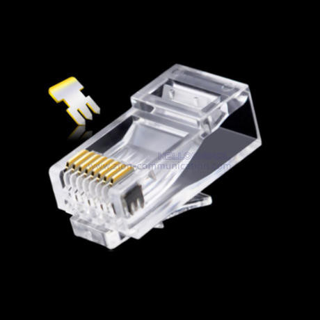 Buy Cat6A UTP 8P8C RJ45 Connector Plug Accessories Polycarbonate at wholesale prices