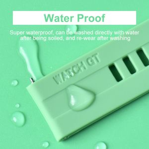 20mm Environmentally Friendly Silicone Watch Strap Quick Release Design