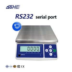 ABS Material Industrial Weighing Table Scales with RS232 Serial Port and 30KG