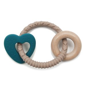 100% Food Grade Silicone Wood Teether