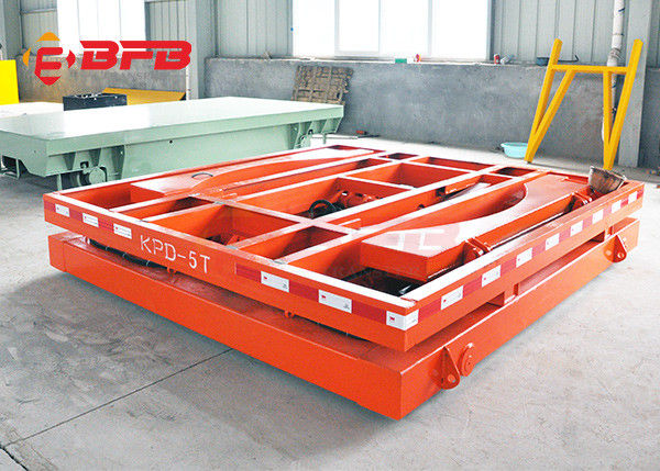 Transport Trolley 20T Hydraulic Lifting Transfer Cart For Workshop