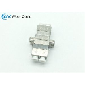 China Metal Housing LC Duplex Fiber Optic Cable Adapter on sale