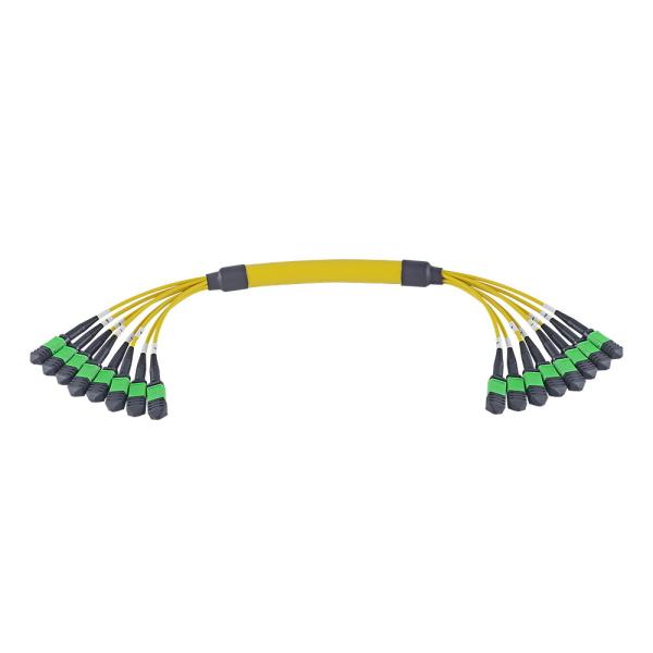 Buy 96F 192F Fiber Optic MPO MTP Breakout Cable Singlemode at wholesale prices