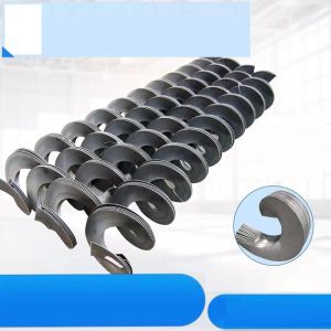 Shaftless Auger Screw Conveyor In Manufacturing Plant