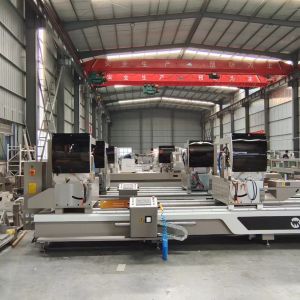 Double Head Sawing Machine Diameter 500mm Mitre Saw Aluminum