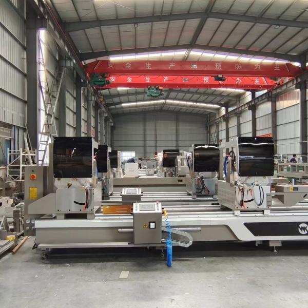 Buy CNC Double Head Mitre Cutting  Saw CNC  Aluminium UPVC Cutting Machine at wholesale prices