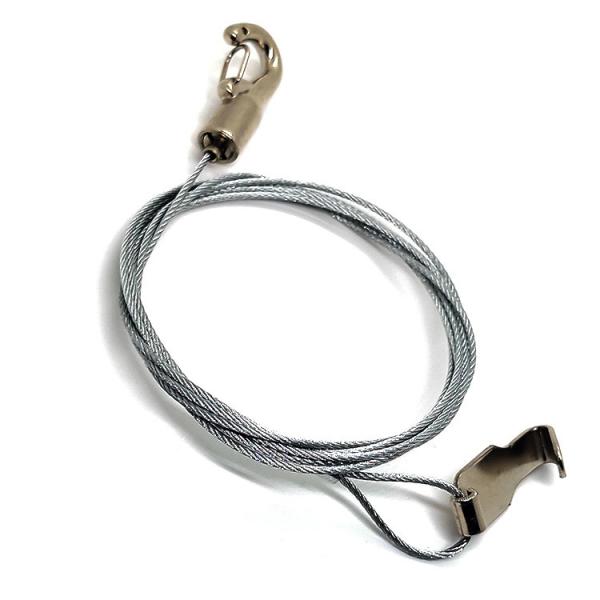 Gallery Hanging System Track Accessory Cable Gripper Snap Hook For Sign Hanging