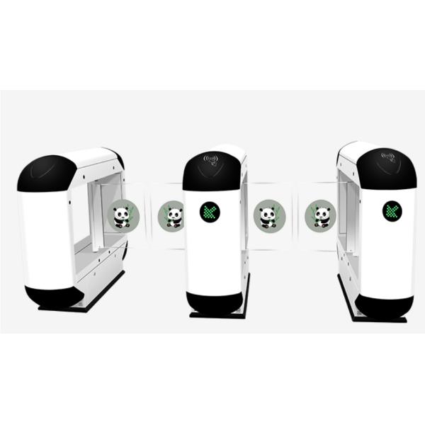 Width 600mm High Security Kindergarten Swing Barrier 1200*200*900mm