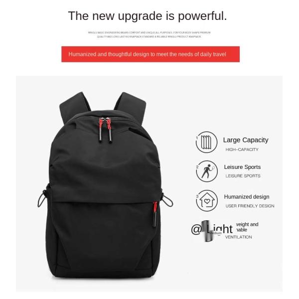 Wholesale new custom men's and women's backpack Lightweight nylon Waterproof leisure fashion school bag