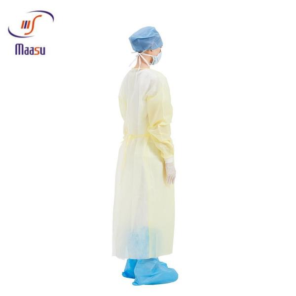 Buy 120x140cm Medical Surgical Gown PP PE Half Coated at wholesale prices