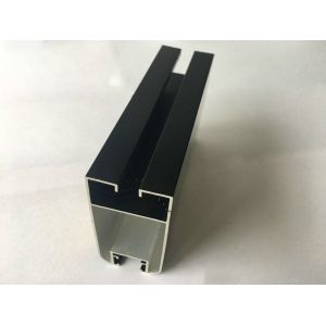 Black Glaze Oxidation Anodized Aluminum Window Frames High Glossy