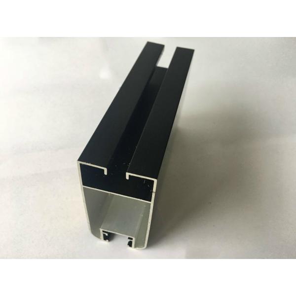 Buy Black Glaze Oxidation Anodized Aluminum Window Frames High Glossy at wholesale prices