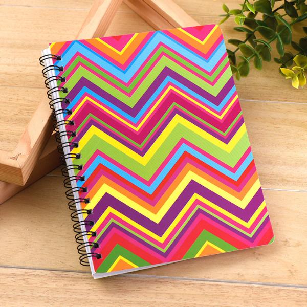 Lined Paper Spiral Hardcover Notebook Personalization Option Custom Cover Art