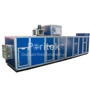 China PET Plastic Chemical Dehumidifier With Proflute Silica Gel Desiccant Wheel on sale