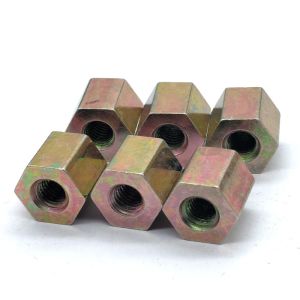 Hexagonal Long Spacer Nuts with Color - Zinc Plating, Through - Hole Extended