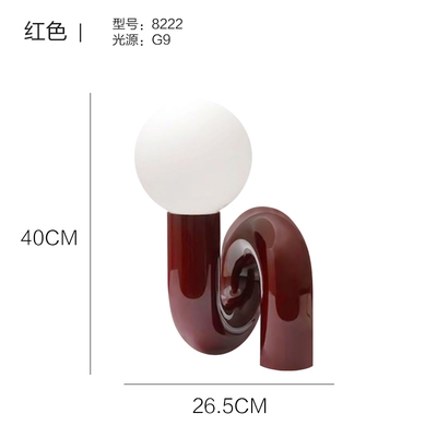 Modern Led Table Lamp Glass Ball Night Table Lamps For Living Room Bedroom Study Table light(WH-MTB-08)