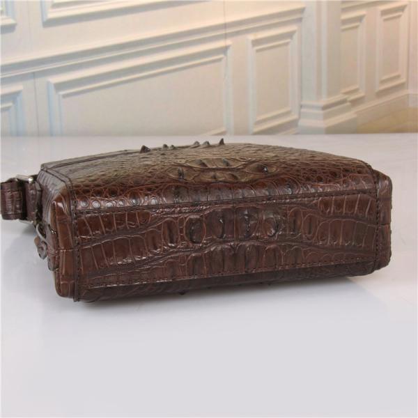 Genuine Crocodile Skin Businessmen Small Single Cross Shoulder Bag Real Alligator Leather Male Casual Messenger Bag