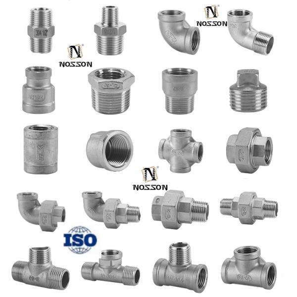 Stainless Steel 304/316 Industrial Tee Pipe Fittings Cross Side Outlet Nipple Connector Type 4 Way Casted Lateral Tee