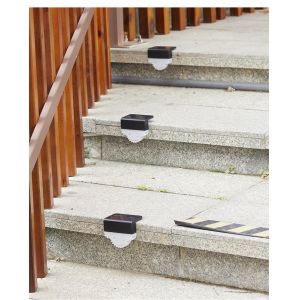 Mini IP65 Waterproof Fence LED Light RGB Outside Solar Powered