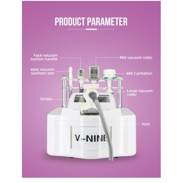 Vacuum Roller Slimming Machine 360 V9 velabody Cavitation Vacuum RF Machine