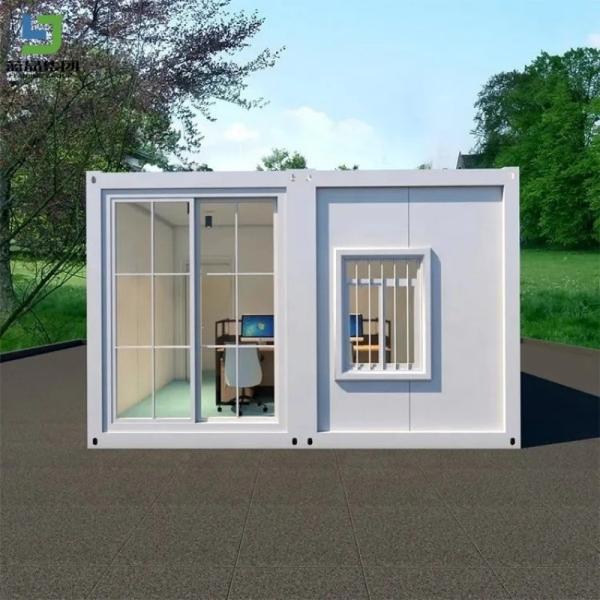 Buy 3D Modeling Prefab Modular Container House Aluminum Alloy Window at wholesale prices
