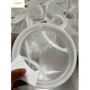 25 Micron Customized Nylon Water Filtration Bag With Plastic Ring