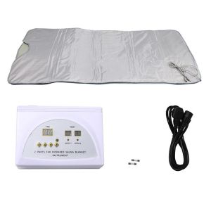 2 Zone Far Infrared Spa Heated Thermal Blanket Multifunctional