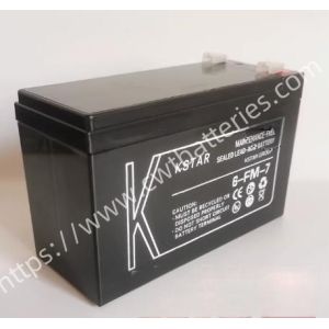 KSTAR 6-FM-7 VRLA Battery 12V 7Ah Sealed Lead-Acid Batteries Maintenance-free