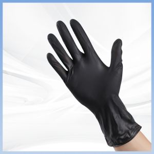 Lightweight Breathable Household Cleaning Gloves PVC Black Gloves