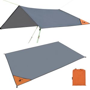 Portable PU3000mm Waterproof 150D Camping Ground Sheet