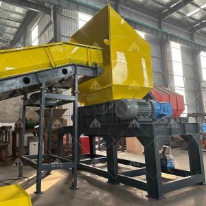 Industrial Scrap Metal Double Shaft Shredding Machine Metal Crusher