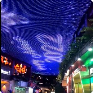 Full Color LED Grid Screen Large Area IP68 DMX512 HD Energy Saving OEM