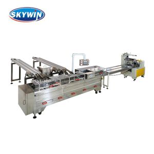 Quality SS304 Chocolate Cream Filled Sandwich Biscuit Machine Energysaving for sale