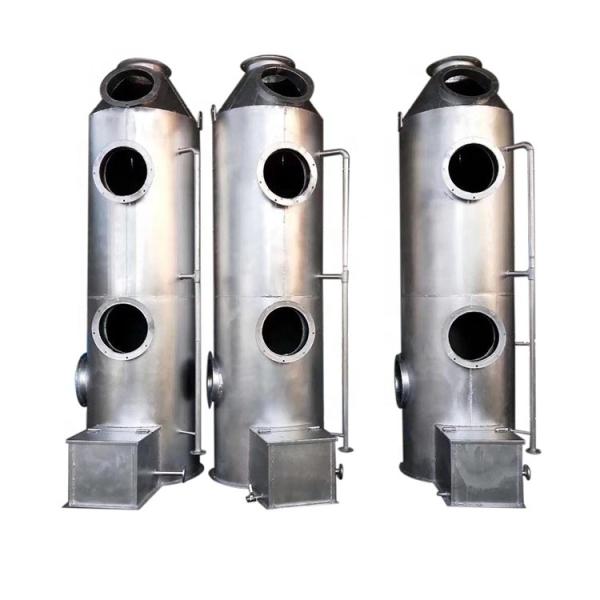 Customized Acid Alkali Waste Gas Treatment PP/SS Material Wet Scrubber Spray Tower