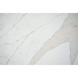 High Hardness Antifouling White Calacatta Quartz Kitchen Countertop Stone