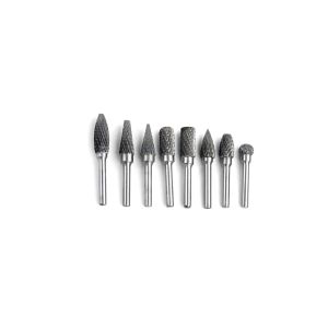 Shank 6.35mm Tungsten Carbide Bur For Cutting Metal