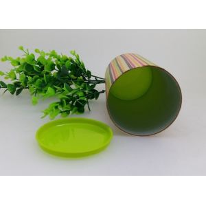 Recyclable Kraft Paper Tube Packaging With Moverable PP Lid For Arts