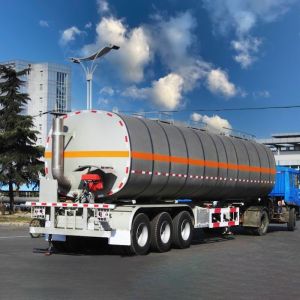 36000L 25t 3 Axles Insulation Tank Semi Trailers Heavy Duty