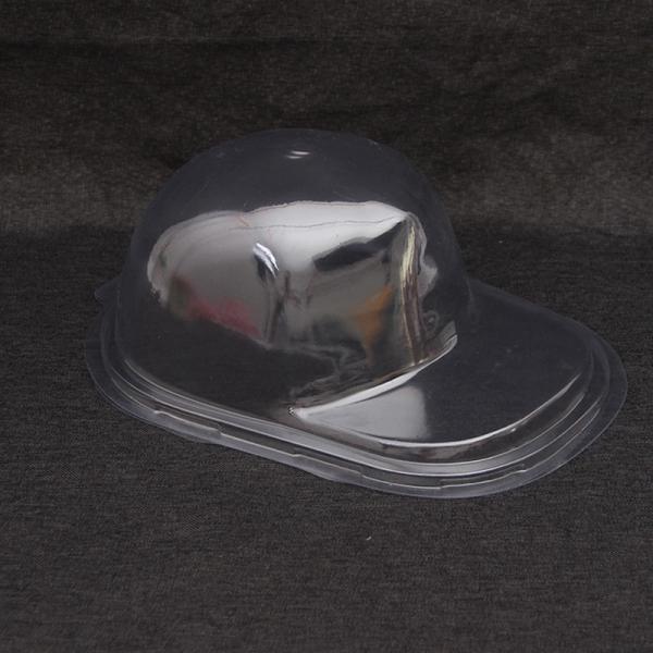 Custom Clear Hat Packing Plastic Box Hats Clamshell Blister Packaging Box