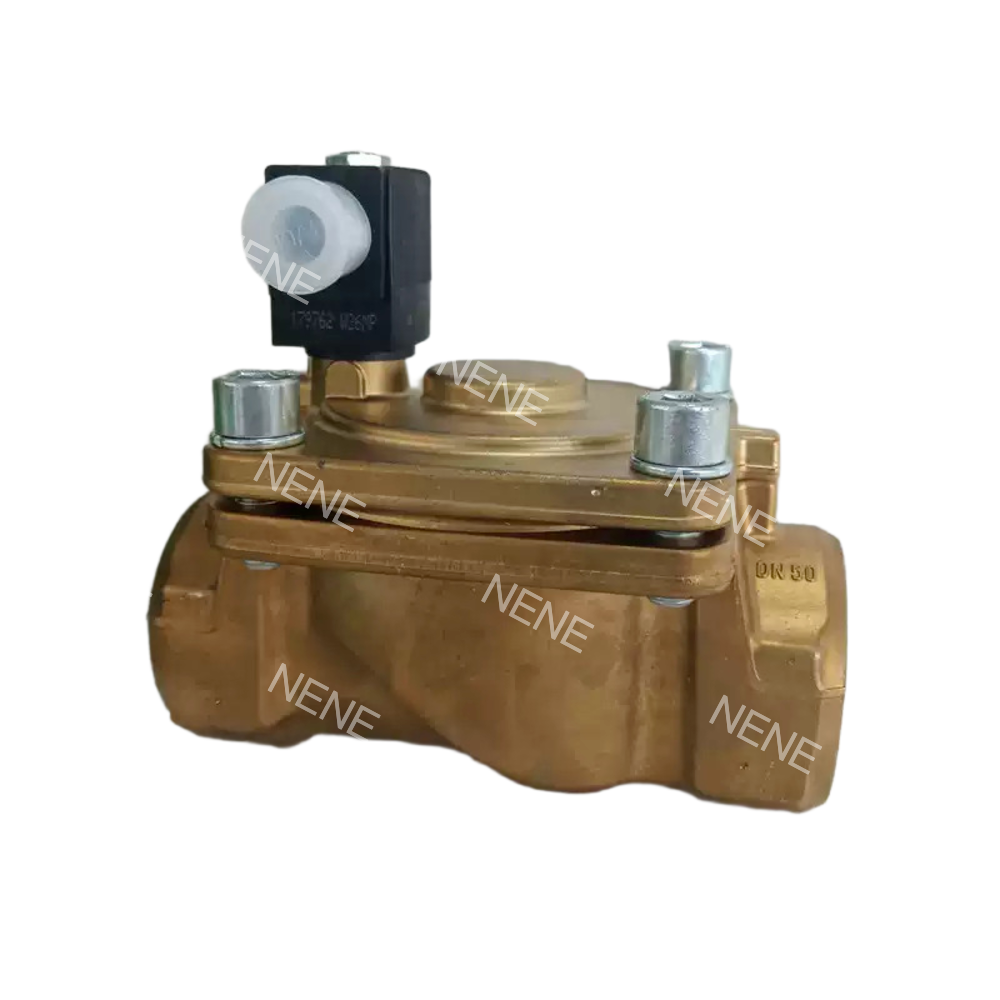 00221854 6281 Type G1 2/2 Normally Closed 20.0 Flow Hole NBR Sealed Brass Valve Body AC24V 8W 0.2-16bar -10~+80 ℃ BURKERT