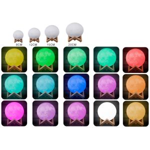 Moon Light Innovative LED Lighting , Adjustable Reading Lamp 240MAH Polymer