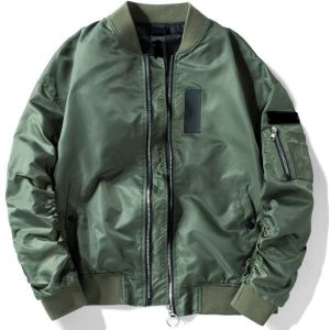 Fashion Mens Plus Size Bomber Jacket , Varsity Style High School Bomber Jacket
