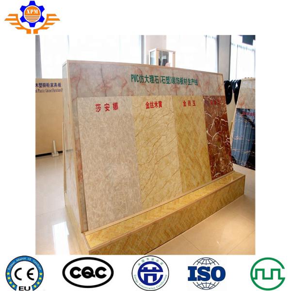 1220mm Pvc Marble Sheet Production Line Plastic Profile Stone Production Line Marble Extrusion
