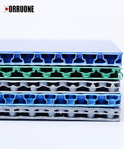 Purple 11mm PP Honeycomb Panel Polypropylene Honeycomb Sheet