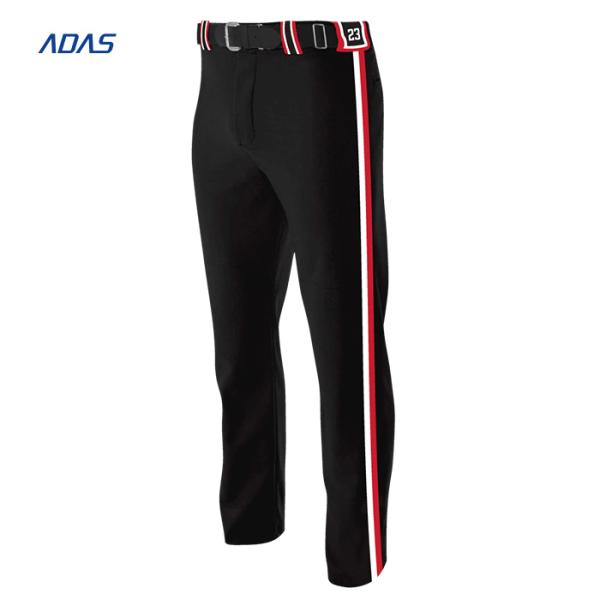 220 Grams Sublimation Knicker Mens Baseball Pants Embroidery Plain Antibacterial