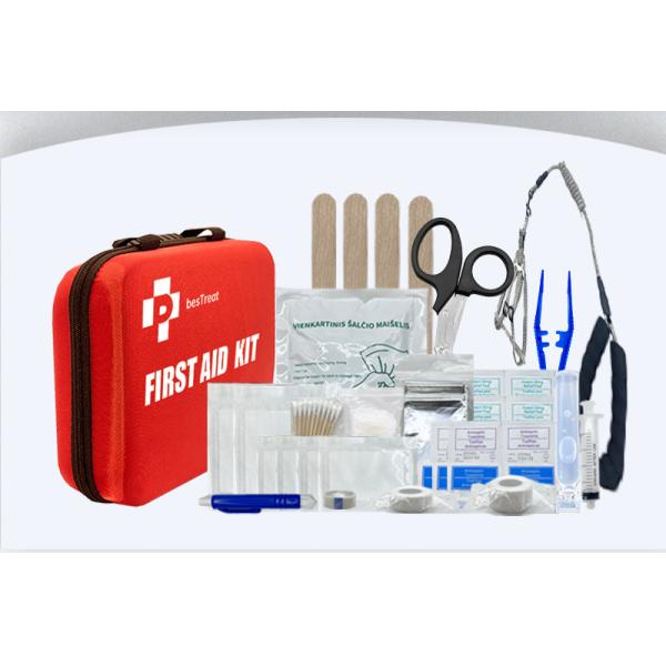 Emergency Care Veterinary Instrument First Aid Kit for Pet Owners with Dogs