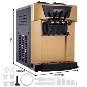 Ice Creme Machine 22-30 L/H Automatic Commercial Ice Cream Making Maker Prices