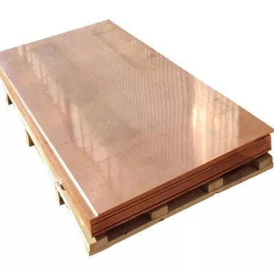 Buy Tu2 T2 Tp2 Tp1 Thin Copper Sheets C10100 C10300 C26000 Red Brass Sheets at wholesale prices