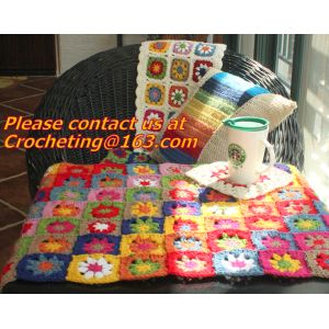 Handmade Crochet Blankets Towel Blanket Crochet Blanket American Style Plaid