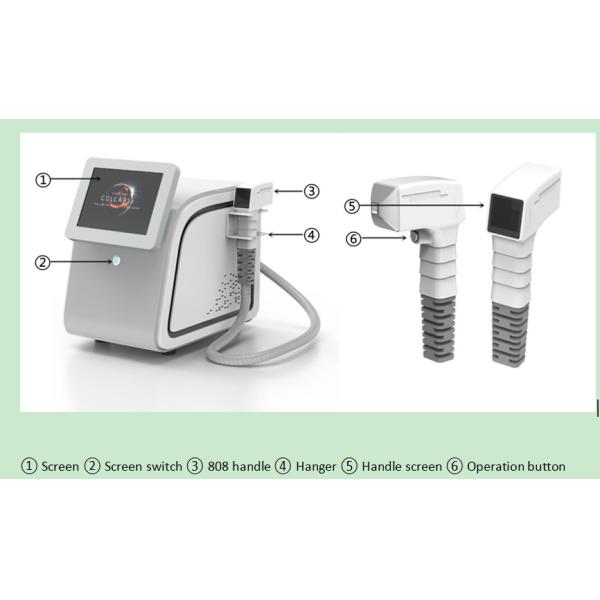 AS12 Profeesional portable Diode Ice Laser Machine For Hair Removal In Salons